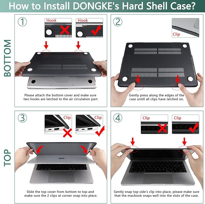 DONGKE Compatible with MacBook Pro 16 Inch Case (2026-2021 Release, M5 M4 M3 M2 M1 Pro/Max Chip), Plastic Hard Shell Cover with Keyboard Cover & Screen Protector for MacBook Pro 16", Composition Book