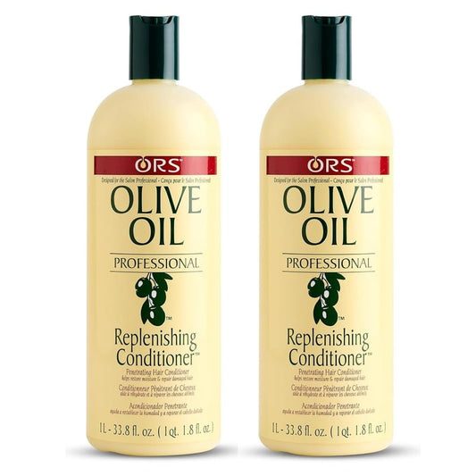 ORS Olive Oil Professional Replenishing Conditioner 33.8 Ounces (Pack of 2)