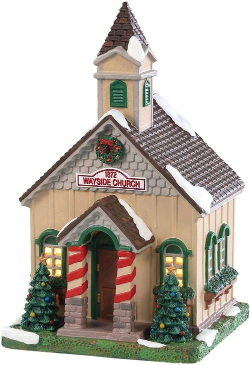 Lemax Village Collection Wayside Church - Charming Decor for Holiday Displays | #85414