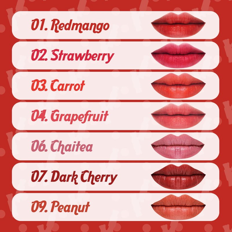 THESAEM Saemmul Mousse Candy Tint #6 Chaitea Mousse - High Pigment Matte Finish Long Lasting Lip Stain with Honey Extracts to Hydrate Lips - Weightless & Smudge-Proof, 0.3 fl.oz.