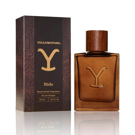 Tru Western Yellowstone Ride Men’s Handcrafted Cologne Spray for Men, Raw Bergamot, Smoked Whiskey, Charred Vanilla & Rough‑Cut Tobacco, 3.4 fl oz (100 ml)