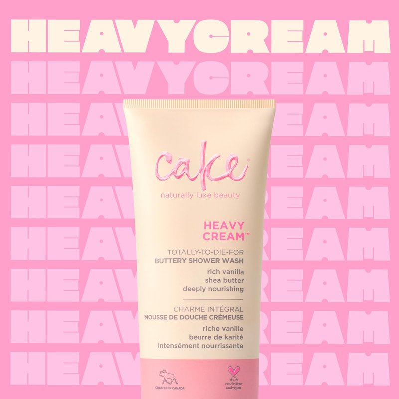 Cake Beauty Heavy Cream Buttery Shower Wash (Froth), 7 Ounce