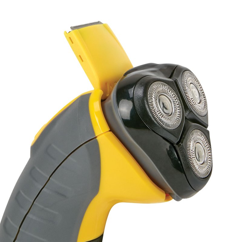 Remington Virtually Indestructible Rotary Shaver 5100, Electric Razor for Men, 100% Waterproof Design, Yellow