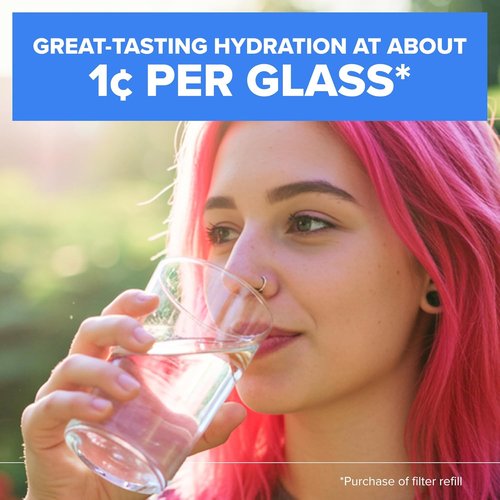 Brita UltraMax Water Dispenser - BPA-Free 27-Cup Capacity | Reduces Copper, Cadmium & Mercury