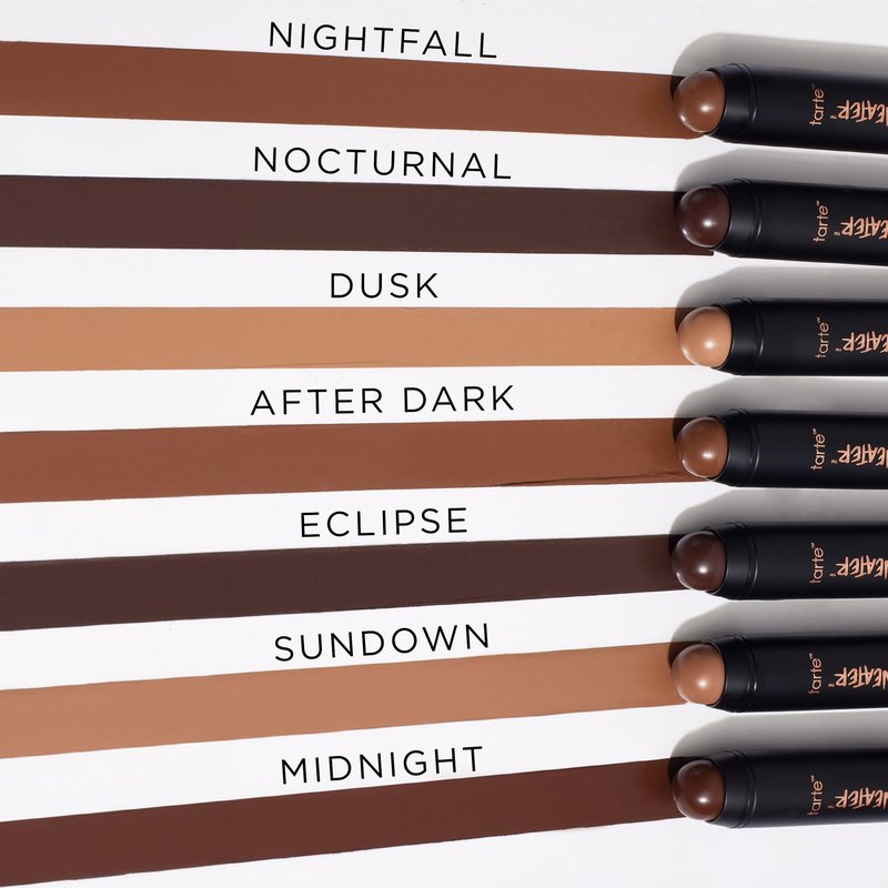 tarte maneater silk stick bronzer – Buildable Lightweight Cream Bronzer, Natural Matte Finish, Vegan & Cruelty-Free, full size, sundown