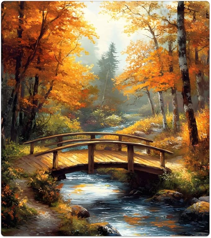 Autumn Lake Forest Dishwasher Magnet Cover for The Front Magnetic Dishwasher Door Covers Dish Washer Sticker Wrap Home Decorative Appliances Panel Decal Kitchen Decor 23" x 26" (Magnetic)