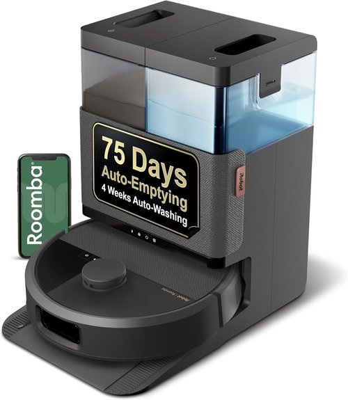 iRobot Roomba Plus 505 Combo Robot Vacuum & Mop - Self-Cleaning, AutoWash Dock, LiDAR Navigation
