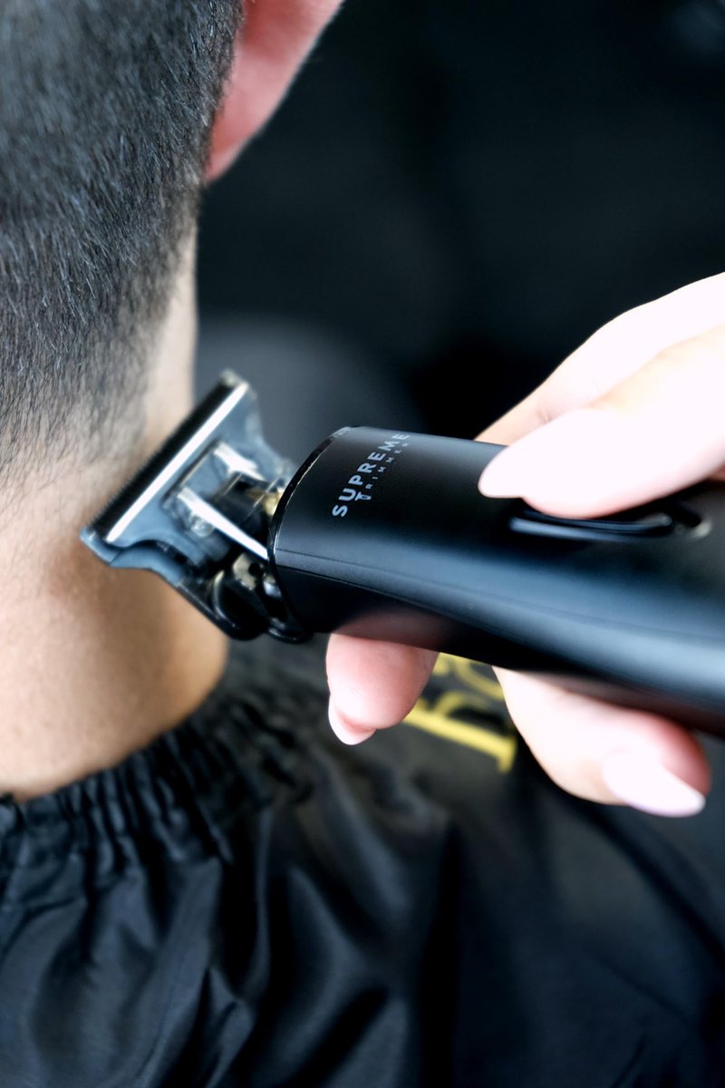 Supreme Trimmer Professional T Shaper | Cordless Hair & Beard Liner for Men | Low Noise, Precision Edger Clippers | Ideal for Sensitive Skin, Kids & Elderly | Barber & Home Use