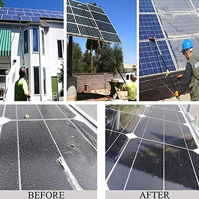 12-36 Foot Window Cleaning Water Fed Poles,Window Cleaning Water Fed Poles Roof Cleaning Tools,Cleaning Tool for Window Glass, Solar Panel,9m/30FT