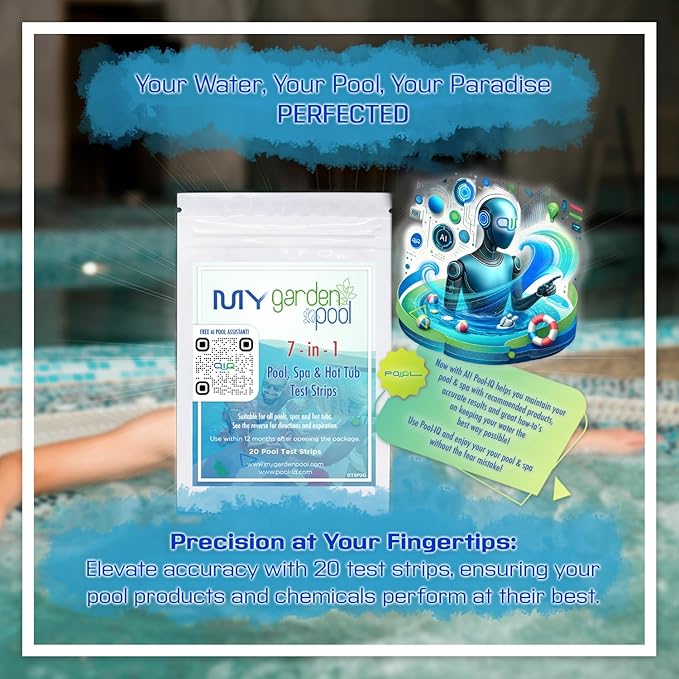 Poolife Instant Clear Cleaning Granules 5 lb – Fast-Dissolving Cal Hypo Shock – Restores Cloudy Pools in Hours – Includes 2 Scum Socks and 7-in-1 Test Strips