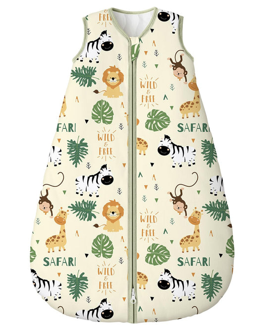 Yoofoss Baby Sleep Sack - 1.5 Tog Organic Cotton Wearable Blanket for 12-18 Months | Warm & Comfy