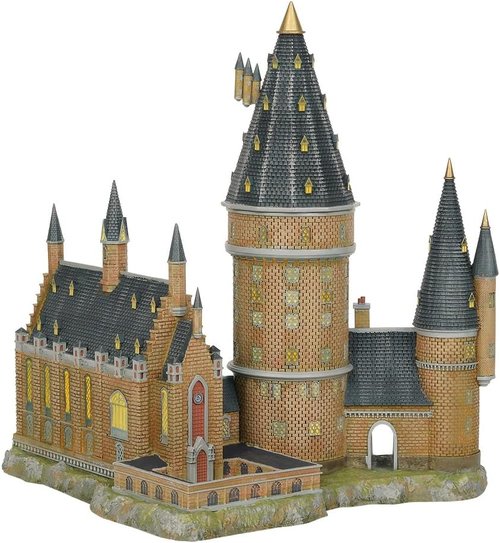 Department56 Harry Potter Village - Hogwarts Hall & Tower Lit Building | 13.07" Multicolor Decor