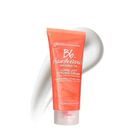 Bumble and bumble. Hairdresser's Invisible Oil Long Last Styling Cream | Hydrating Anti Frizz Color Safe | For All Curly Wavy Straight Hair Types | With Argan, Coconut + Grapeseed Oil, 6.7 Fl Oz