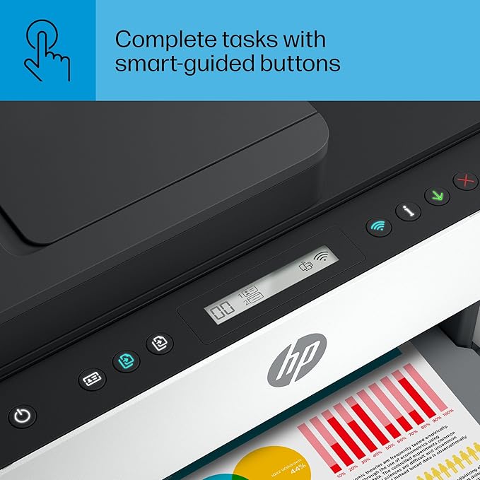 HP Smart Tank 7301 Wireless All-in-One Ink Tank Printer, Scanner, Copier with 2 Years of Ink Included, Best-for-Home Office, Cartridge-Free Refillable, AI-Enabled (28B70A)