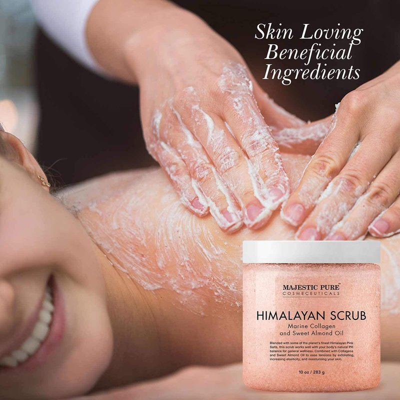 Himalayan Scrub with Collagen & Coconut Oil Bundle - 10 oz & 16 oz