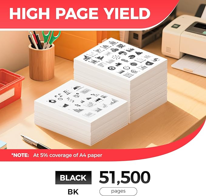 T03 Black Toner Cartridge (1-Pack with chip) Compatible for T03 2725C001AA Toner