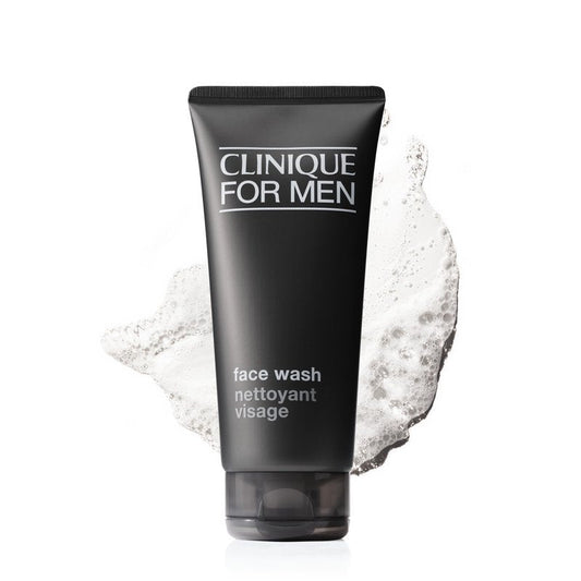 Clinique For Men Face Wash For Normal To Dry Skin Types | Mild Facial Cleanser | With Aloe Vera + Sucrose | Cleanses + Refreshes, 6.7 Fl Oz
