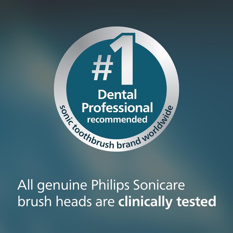 Philips Sonicare S2 Sensitive Toothbrush Heads - Genuine Electric Replacement, White | 2 Pack, HX6052/77