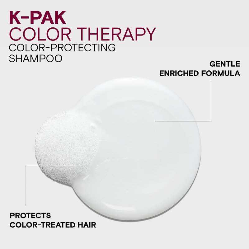 Joico K-PAK Color Therapy Color-Protecting Shampoo | For Color-Treated Hair | Boost Shine | Improve Elasticity | Repair Breakage | Rebuild Damaged Hair | With Keratin & Argan Oil | 10.1 Fl Oz