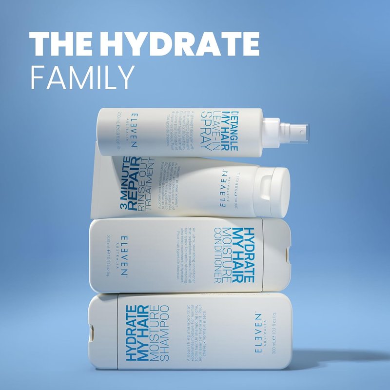 Hydrate My Hair Shampoo - Moisturizing, Color-Safe Formula for Dry, Damaged Hair | Anti-Frizz & Heat Protection