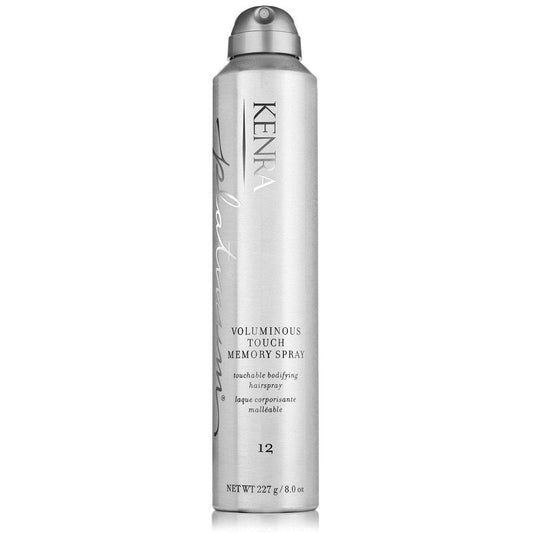 Kenra Professional Platinum Voluminous Touch Memory Spray 12 | Bodifying, Fullness Hairspray | Lasting Sytle Memory for 96 Hours | Soft, Touchable Volume | All Hair Types | 8 oz