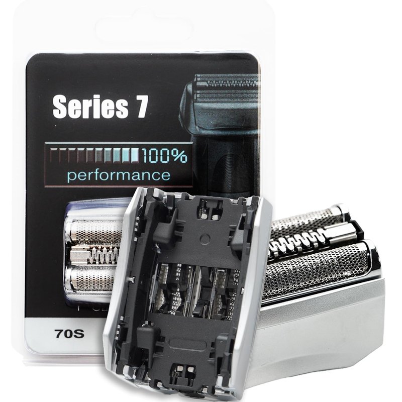 Braun Series 7 Replacement Head - 70S Blades for Electric Foil Shaver | Compatible with 720, 750CC, 760CC, 790CC, 9565