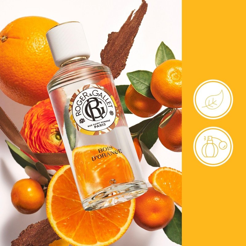 ROGER & GALLET | Fragrant Water Body Spray for Women | Bois D'Orange - Orange Wood 1 Oz.