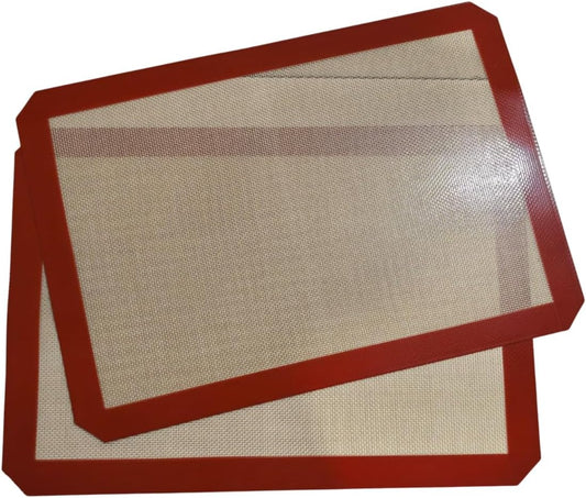 Reusable Silicone Baking Mat by [Brand Name] - Non-Stick, Heat Resistant Oven Liner | 42 x 29.5 cm, 2-Piece Set