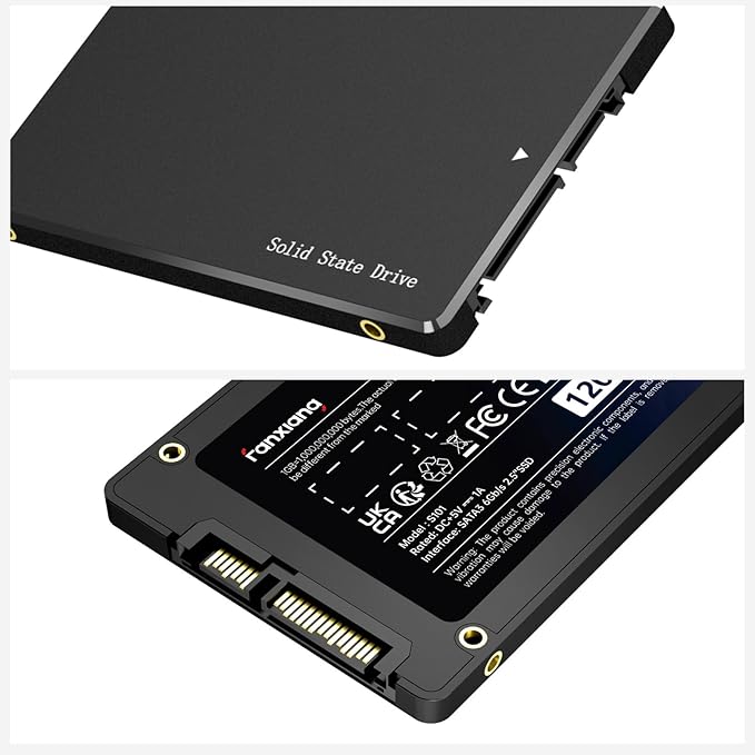 fanxiang SSD 2TB Internal Solid State Drive SATA III 6Gb/s 2.5", 3D NAND, SLC Cache, Up to 520MB/s, Compatible with Laptops and PC Desktops(S101)