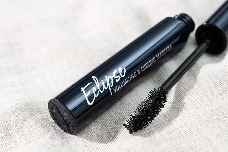 Lune+Aster Volumizing Curling Mascara - Black | Vegan Tubular Formula, Smudge-Proof & Easy Removal