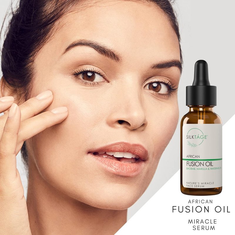 African Fusion Oil - Nourishing Face Serum with Marula, Baobab & Moringa | 1 Fl Oz