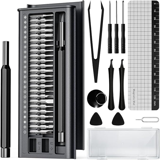38-in-1 Precision Screwdriver Set, Mini Professional Tiny Repair Tool Kit for Phone, Computer, Watch, Laptop, PS5, Xbox,Switch,Macbook, Ring Doorbell, Eyeglass, Electronic, Gifts Gadgets for Men