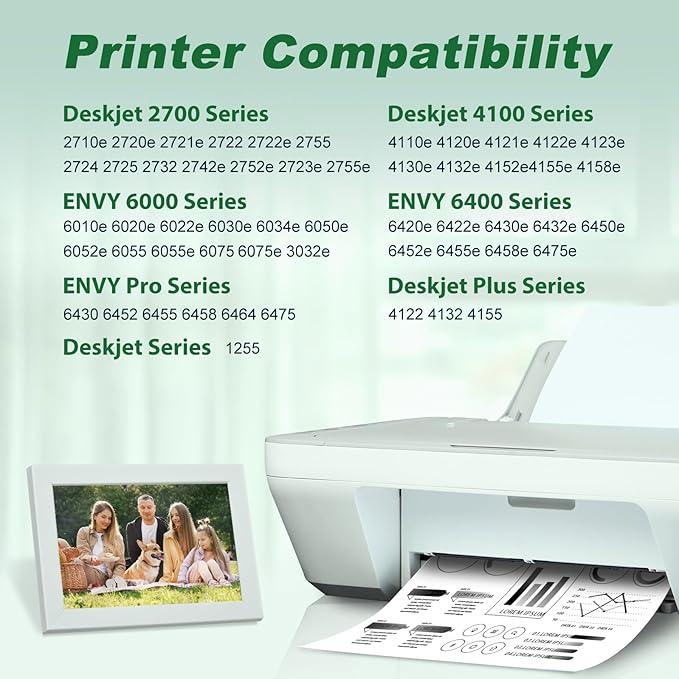 MYTONER 67XL Black Ink Cartridge Combo Pack Replacement for HP Ink 67 67xl hp Printer Ink for DeskJet 2700e 2700 2855e 2800e 2755e 2755 2734e Envy 6055e 6400 6000 Envy Pro 6452 6458 Printer (2 Black)