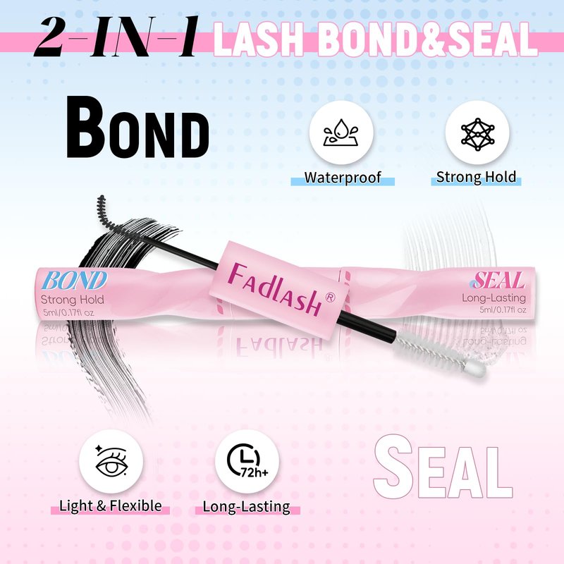 DIY Lash Extension Kit Bulk Packs D Curl Volume Eyelash Clusters Wispy Natural Individual Eyelashes with Lash Bond and Seal, and Lashes Tweezers for Beginners