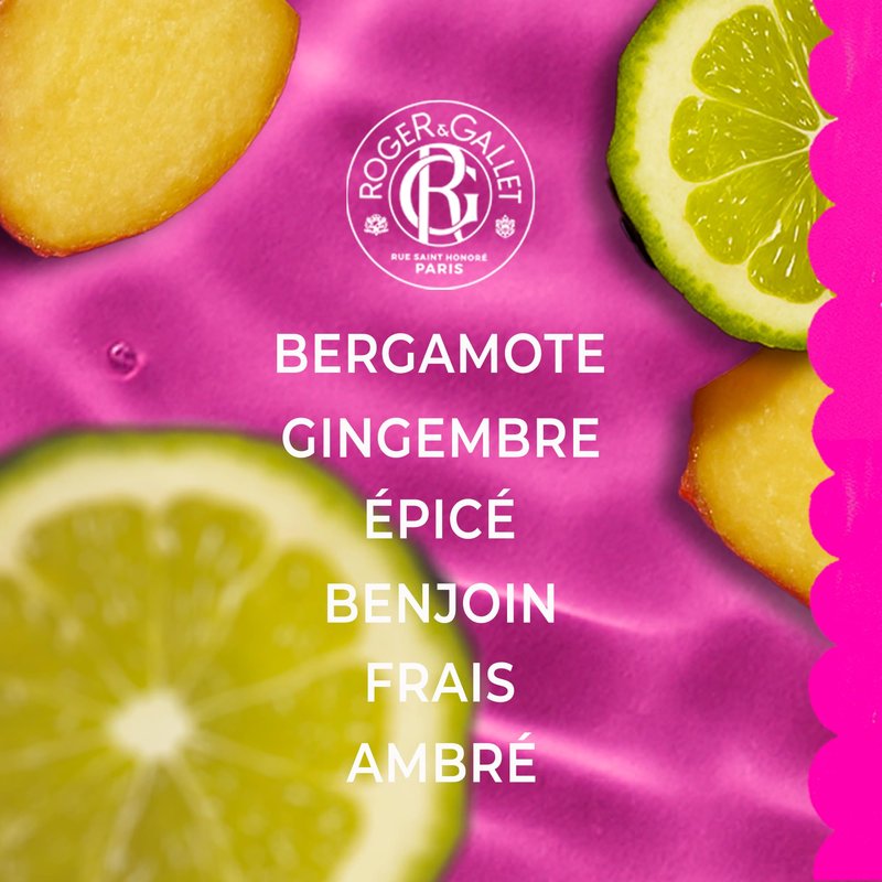 ROGER & GALLET Wellbeing Fragrant Water Spray – Light Eau Fraîche Body Mist with Natural Origin Ingredients, Refreshing Everyday Fragrance for Women (Gingembre - Ginger | 3.3 Oz.)