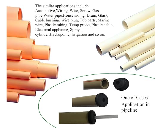 20 pcs 7/16" Drill Hole，1/4" ID Black Silicone Top hat Rubber Grommets for Wiring，Automotive，Firewall，Hole Plug，Desk，Screw，Water and Gas Pipe，Drain，House Siding，Cable Bushing，Glass，Wire Plug