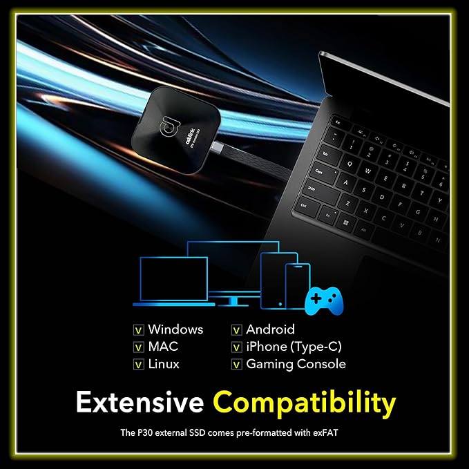 Addlink P30 1TB External SSD USB4 4000MB/s Type C Compatible thunderbolt 4, Tesla, iPhone15/16&iPad&Mac, Steam Deck/Android/PS5&4 Smart TV Magsafe ProRes 4K 120fps, Includes USB4.0 Cable Aluminum case