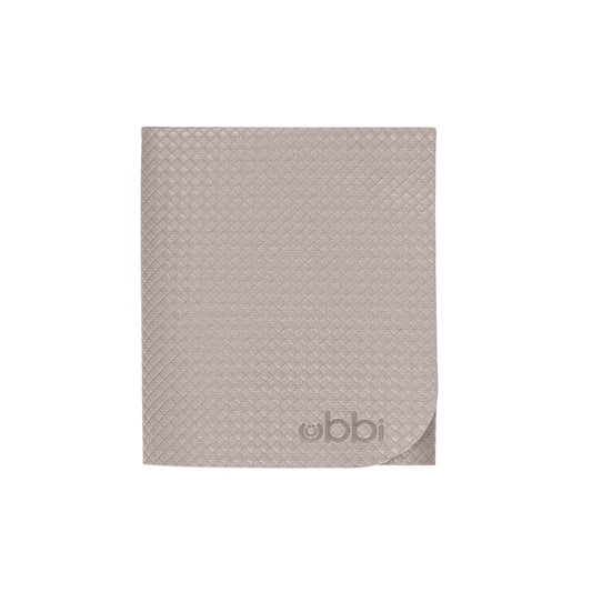 Ubbi On-The-Go Diaper Changing Mat - Soft, Portable & Easy to Clean Baby Accessory | Taupe