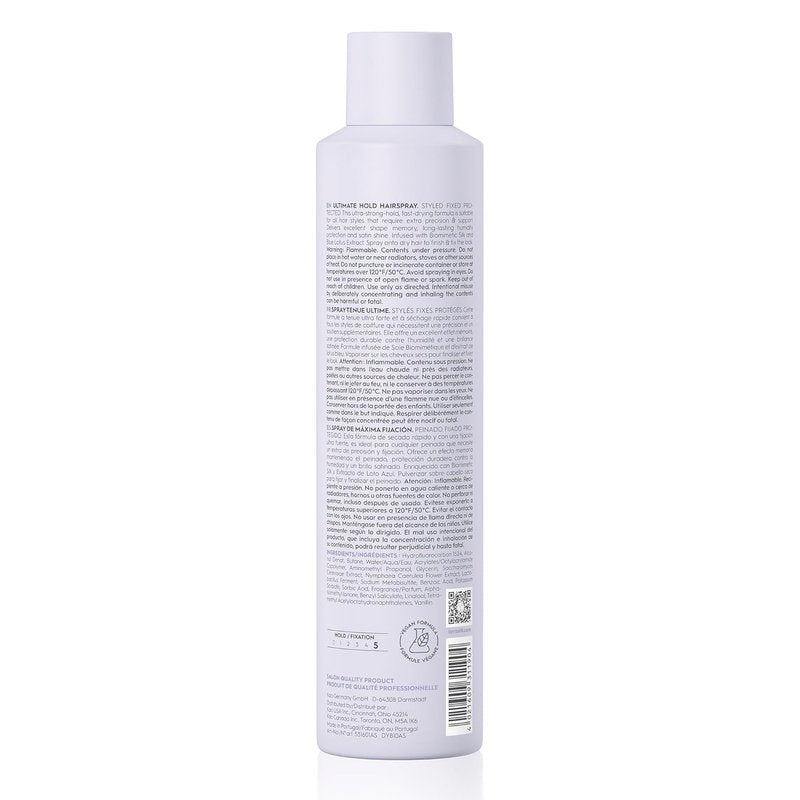 Kerasilk Ultimate Hold Hairspray - Ultra-Strong Hold & Shine, Vegan, 300 ml