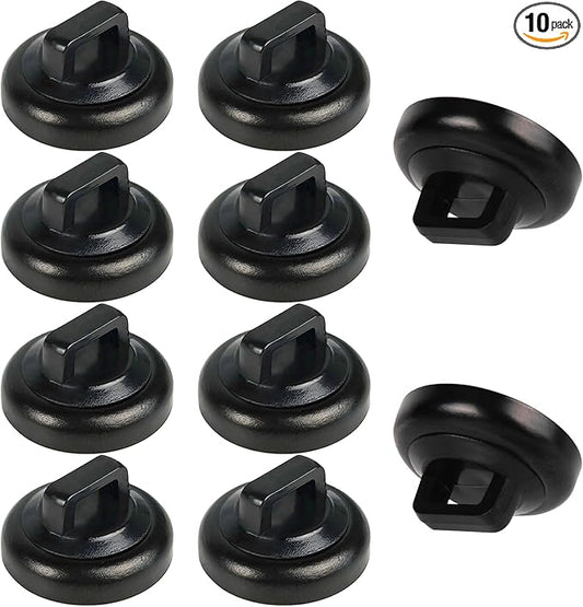 CNHABAGU Magnet Zip Tie Mount Clips Magnetic Zip Ties Mount Base Holder Multipurpose Wire Cable Holder Mount Wire Clips Management for Home Office Marine Electrical Wiring (Black, 10 Piece)