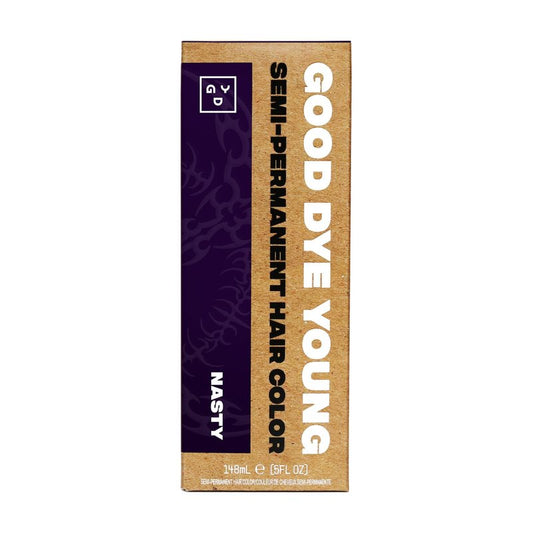 Good Dye Young x Rico Nasty Purple Semi-Permanent Hair Dye, Vegan and Cruelty-Free, Semi-Permanent Hair Color (Deep Purple, 5FL OZ)