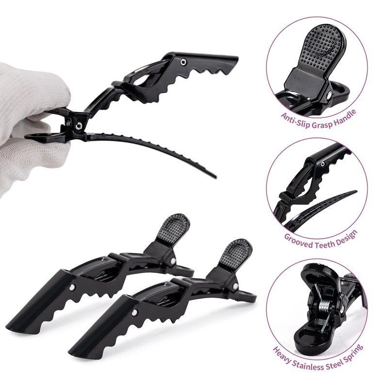 Hair Extension Tool Kit - Silicone Micro Beads, Stainless Steel Plier & Needle Hook for Easy Beading | Perfect for Cosplay & Styling