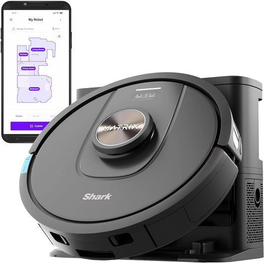 Shark UR2360S Ultra Robot Vacuum - Matrix Clean, Precision Mapping, Self-Empty Base, Black