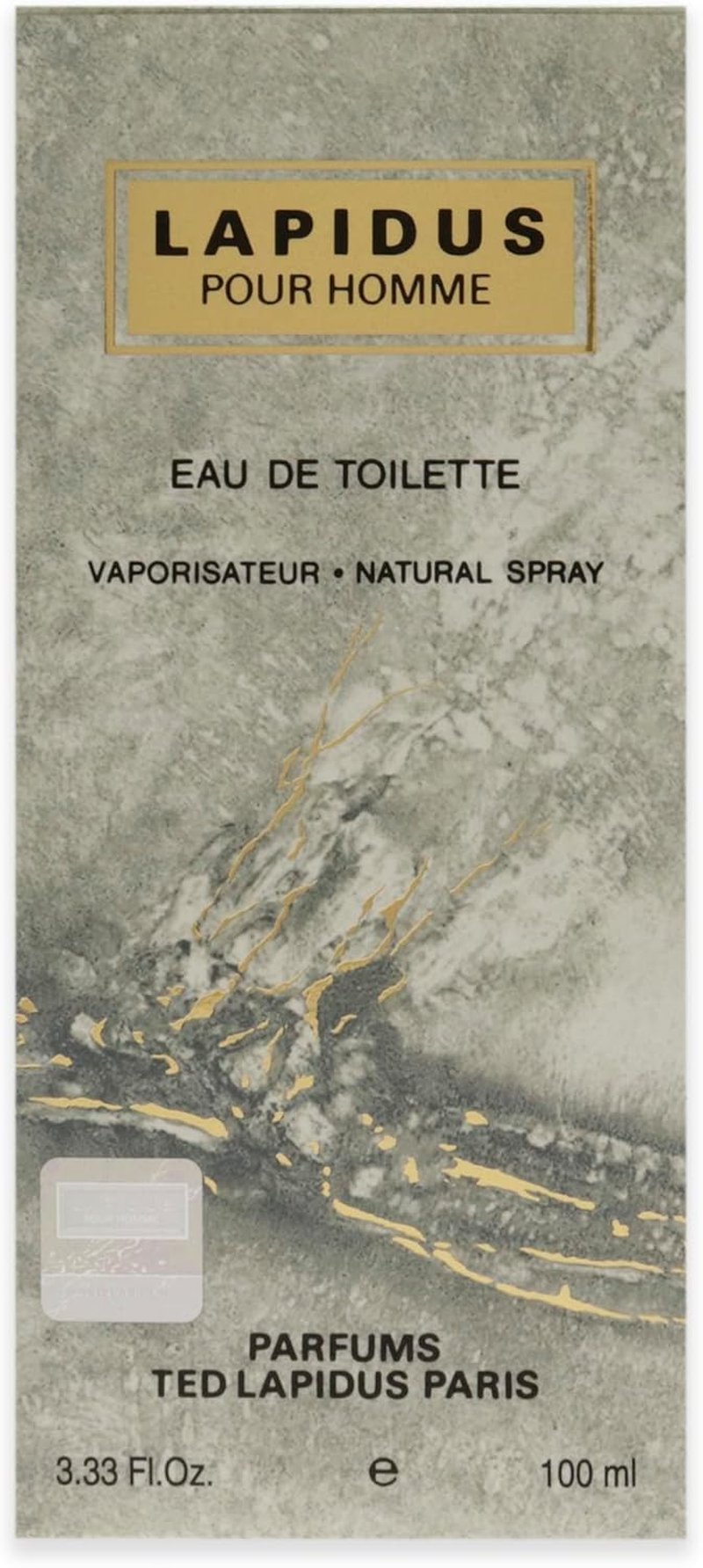 Ted Lapidus Eau De Toilette Spray for Men - 3.3 Ounces | Classic Fragrance