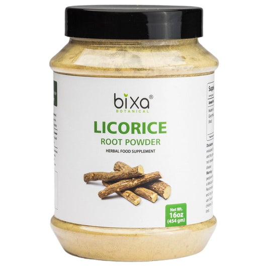 bixa BOTANICAL Licorice Root Powder (454g /16 Oz) (Glycyrrhiza glabra), Dietary Supplement