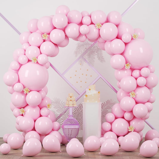 Voircoloria Light Pink Balloon Garland Kit - 90 Pack in Various Sizes for Birthday, Baby Shower & Wedding Decor