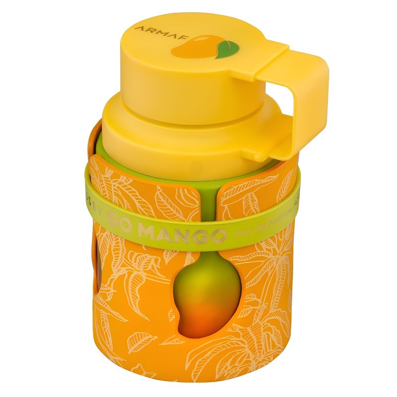 Armaf Odyssey Go Mango Tropical Collection – Fruity, Woody, Amber, Vanilla – Eau de Parfum Spray Long-Lasting Fragrance for Unisex, 3.4 Ounce / 100 ml