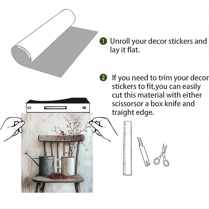 Vintage Dishwasher Magnetic Cover for Door Front 23x26 Inch Farm Floral Dish Washer Magnet Bouquet Country Chair Dishwasher Magnet Panel Decal for Fridge Home Appliance Kitchen Decoration