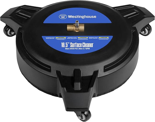 Westinghouse Universal 16.5" Pressure Washer Plastic Surface Cleaner Attachment - 3400 Max PSI, 1/4â Connector - for Gas and Electric Pressure Washers