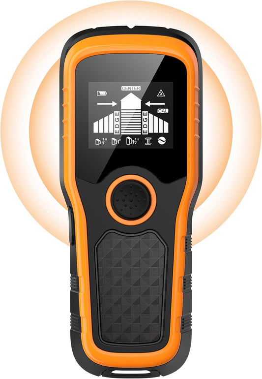 Stud Finder Wall Scanner - 5-in-1 Detector for Wood, Metal, Pipes & Wires | High-Definition LCD Display